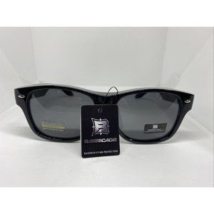 Barricade Cover Over Sunwear Polarized Lens Fits Over Most Glasses Gloss Black